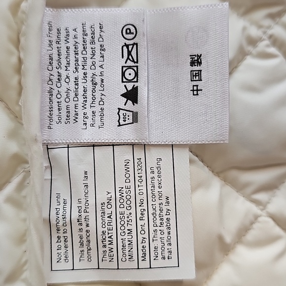 Eddie Bauer Goose Down Diamond Quilted Snowflake Embroidered Vest, Small / SP - Picture 5 of 15